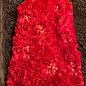 GAP Red Floral Kids Dress 
I will say it fits a medium size adults body also.
